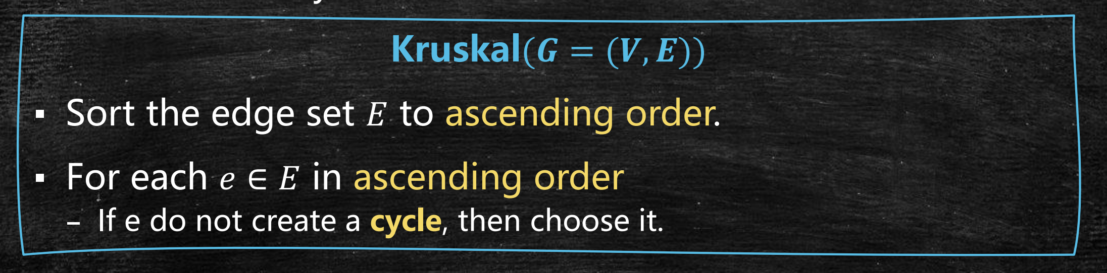 Kruskal 算法