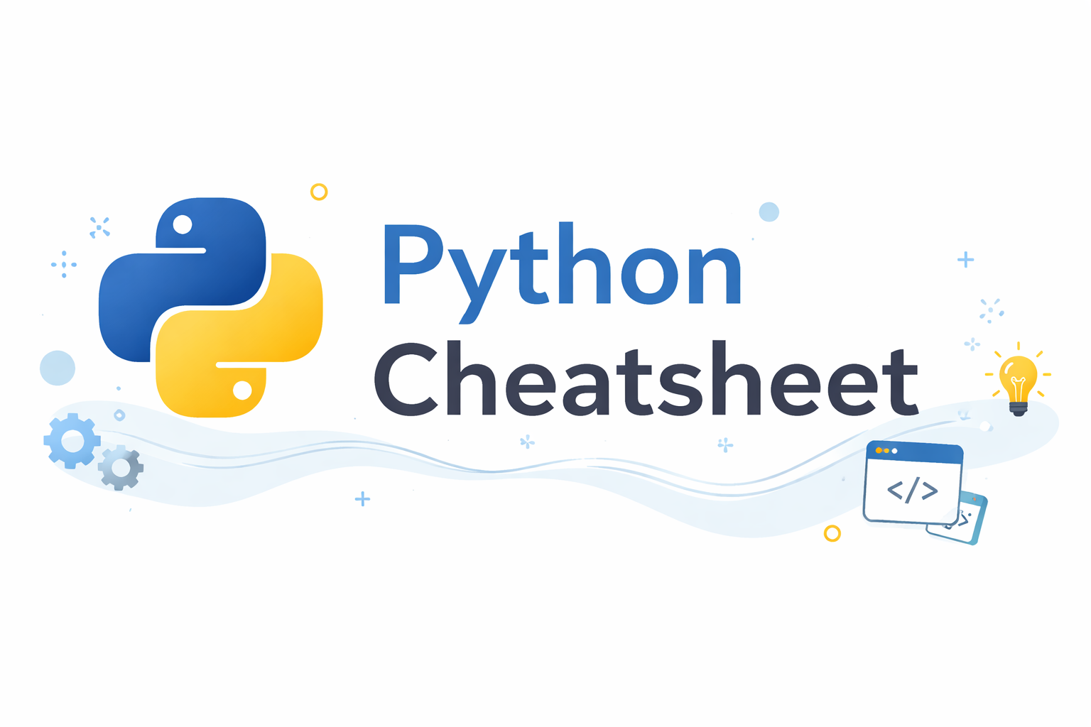 Cheatsheet: Python